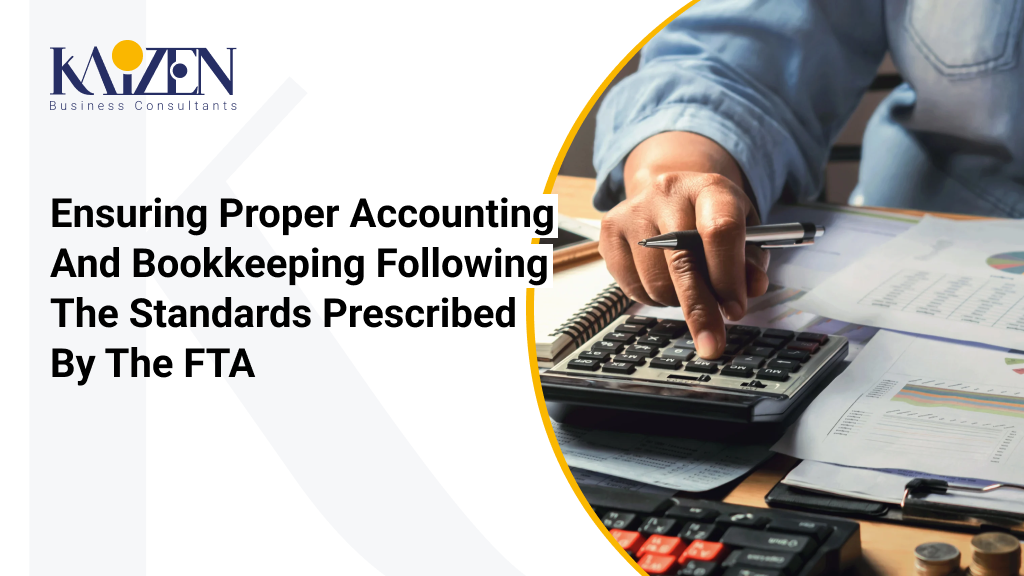 Ensuring proper accounting and bookkeeping following the standards prescribed by the FTA