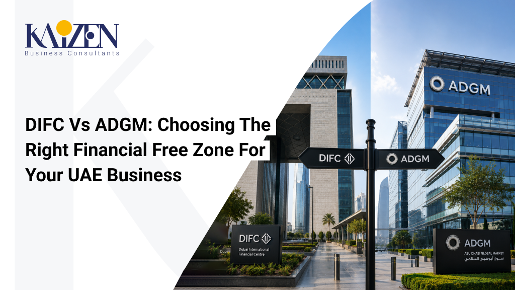 DIFC vs ADGM comparison table UAE free zones